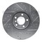 Dynamic Friction Co Brake Rotor Drilled And Slotted Silver, 631-31142L 631-31142L - alternate 1